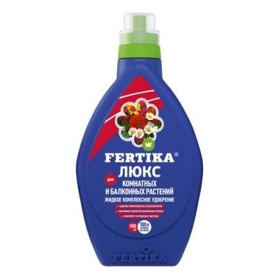 FERTIKA Комплексное жидкое удобрение Люкс , для комнатных и балконных растений, 500 мл